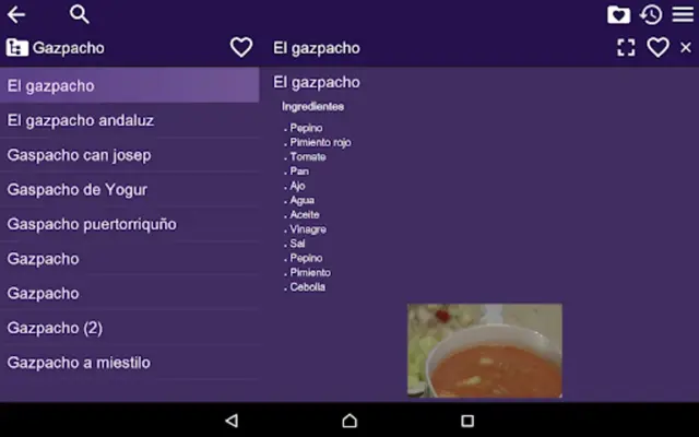 Recetas Gratis android App screenshot 0