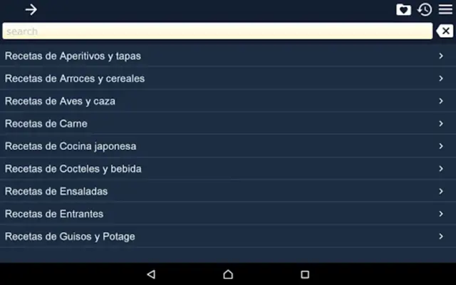 Recetas Gratis android App screenshot 2