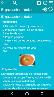 Recetas Gratis android App screenshot 4